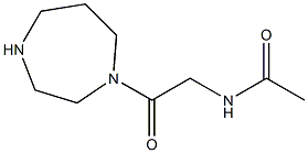 N-[2-(1,4-diazepan-1-yl)-2-oxoethyl]acetamide Struktur