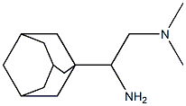 N-[2-(1-adamantyl)-2-aminoethyl]-N,N-dimethylamine Struktur