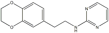 N-[2-(2,3-dihydro-1,4-benzodioxin-6-yl)ethyl]pyrimidin-2-amine Struktur