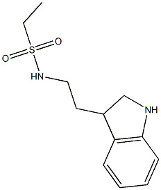 N-[2-(2,3-dihydro-1H-indol-3-yl)ethyl]ethanesulfonamide Struktur