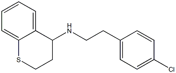 N-[2-(4-chlorophenyl)ethyl]-3,4-dihydro-2H-1-benzothiopyran-4-amine Struktur