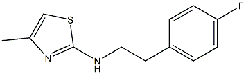 N-[2-(4-fluorophenyl)ethyl]-4-methyl-1,3-thiazol-2-amine Struktur