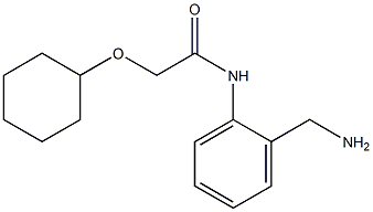 N-[2-(aminomethyl)phenyl]-2-(cyclohexyloxy)acetamide Struktur