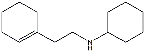 N-[2-(cyclohex-1-en-1-yl)ethyl]cyclohexanamine Struktur