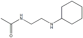 N-[2-(cyclohexylamino)ethyl]acetamide Struktur