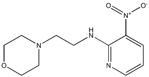 N-[2-(morpholin-4-yl)ethyl]-3-nitropyridin-2-amine Struktur