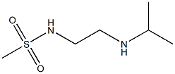 N-[2-(propan-2-ylamino)ethyl]methanesulfonamide Struktur