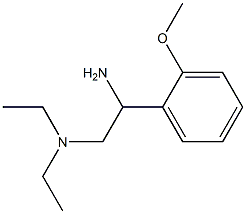 N-[2-amino-2-(2-methoxyphenyl)ethyl]-N,N-diethylamine Struktur