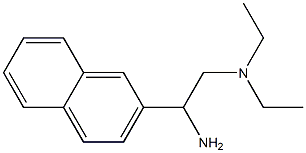 N-[2-amino-2-(2-naphthyl)ethyl]-N,N-diethylamine Struktur