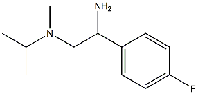 N-[2-amino-2-(4-fluorophenyl)ethyl]-N-isopropyl-N-methylamine Struktur