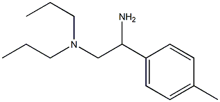 N-[2-amino-2-(4-methylphenyl)ethyl]-N,N-dipropylamine Struktur