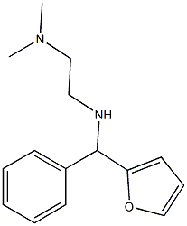 N'-[2-furyl(phenyl)methyl]-N,N-dimethylethane-1,2-diamine Struktur