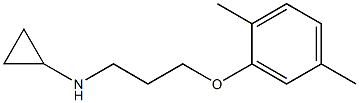 N-[3-(2,5-dimethylphenoxy)propyl]cyclopropanamine Struktur