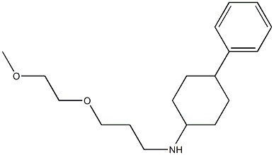 N-[3-(2-methoxyethoxy)propyl]-4-phenylcyclohexan-1-amine Struktur