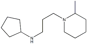 N-[3-(2-methylpiperidin-1-yl)propyl]cyclopentanamine Struktur