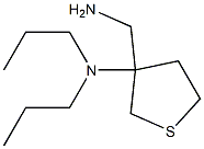 N-[3-(aminomethyl)tetrahydrothien-3-yl]-N,N-dipropylamine Struktur