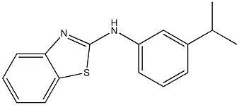 N-[3-(propan-2-yl)phenyl]-1,3-benzothiazol-2-amine Struktur