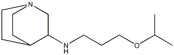 N-[3-(propan-2-yloxy)propyl]-1-azabicyclo[2.2.2]octan-3-amine Struktur