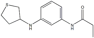 N-[3-(thiolan-3-ylamino)phenyl]propanamide Struktur