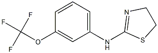 N-[3-(trifluoromethoxy)phenyl]-4,5-dihydro-1,3-thiazol-2-amine Struktur