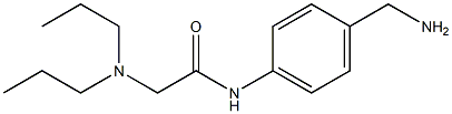 N-[4-(aminomethyl)phenyl]-2-(dipropylamino)acetamide Struktur