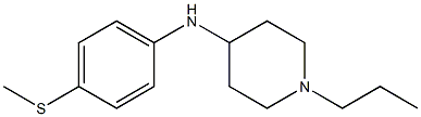 N-[4-(methylsulfanyl)phenyl]-1-propylpiperidin-4-amine Struktur