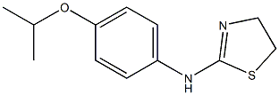 N-[4-(propan-2-yloxy)phenyl]-4,5-dihydro-1,3-thiazol-2-amine Struktur