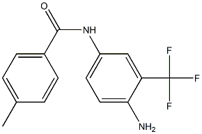 N-[4-amino-3-(trifluoromethyl)phenyl]-4-methylbenzamide Struktur