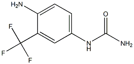 N-[4-amino-3-(trifluoromethyl)phenyl]urea Struktur