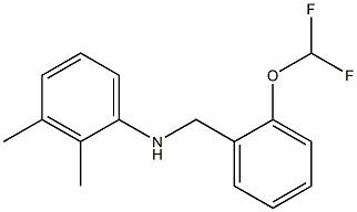 N-{[2-(difluoromethoxy)phenyl]methyl}-2,3-dimethylaniline Struktur