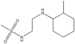 N-{2-[(2-methylcyclohexyl)amino]ethyl}methanesulfonamide Struktur