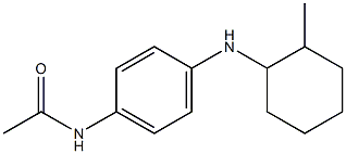 N-{4-[(2-methylcyclohexyl)amino]phenyl}acetamide Struktur