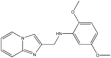 N-{imidazo[1,2-a]pyridin-2-ylmethyl}-2,5-dimethoxyaniline Struktur