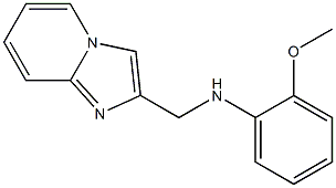 N-{imidazo[1,2-a]pyridin-2-ylmethyl}-2-methoxyaniline Struktur