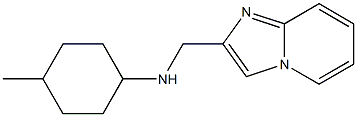 N-{imidazo[1,2-a]pyridin-2-ylmethyl}-4-methylcyclohexan-1-amine Struktur