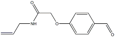 N-allyl-2-(4-formylphenoxy)acetamide Struktur