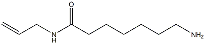 N-allyl-7-aminoheptanamide Struktur