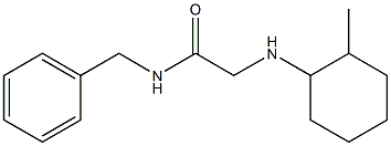 N-benzyl-2-[(2-methylcyclohexyl)amino]acetamide Struktur