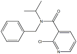 N-benzyl-2-chloro-N-(propan-2-yl)pyridine-3-carboxamide Struktur