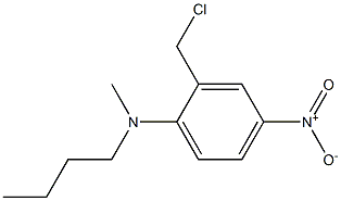 N-butyl-2-(chloromethyl)-N-methyl-4-nitroaniline Struktur