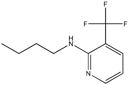 N-butyl-3-(trifluoromethyl)pyridin-2-amine Struktur