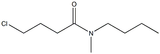 N-butyl-4-chloro-N-methylbutanamide Struktur