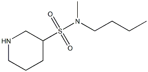 N-butyl-N-methylpiperidine-3-sulfonamide Struktur