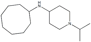 N-cyclooctyl-1-(propan-2-yl)piperidin-4-amine Struktur