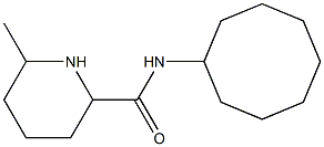 N-cyclooctyl-6-methylpiperidine-2-carboxamide Struktur