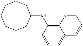 N-cyclooctylquinolin-8-amine Struktur