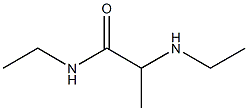 N-ethyl-2-(ethylamino)propanamide Struktur