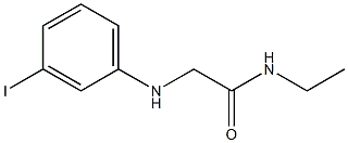 N-ethyl-2-[(3-iodophenyl)amino]acetamide Struktur