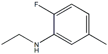 N-ethyl-2-fluoro-5-methylaniline Struktur