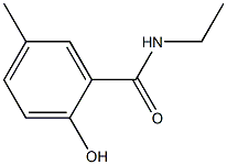 N-ethyl-2-hydroxy-5-methylbenzamide Struktur